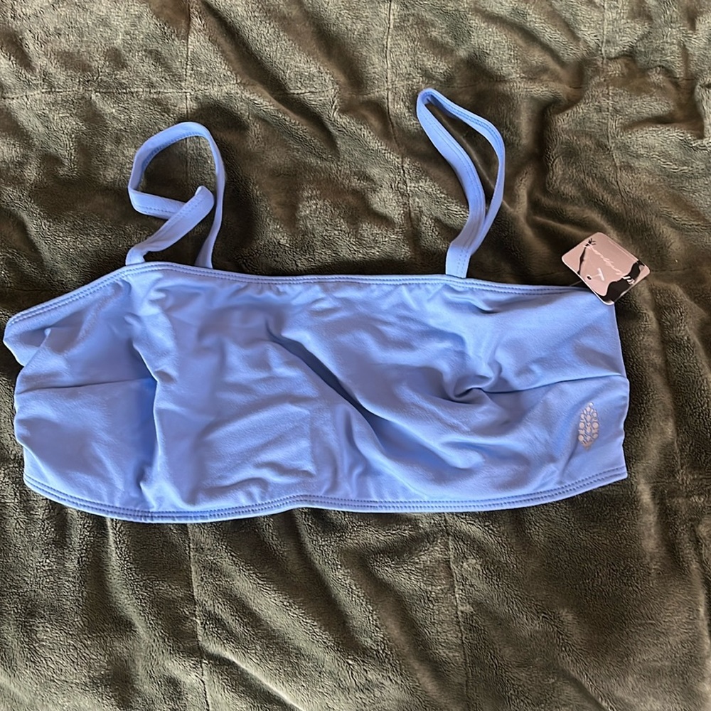 NWT Free People Movement Very Prairie Bra in Corsican Sea, Size Large.